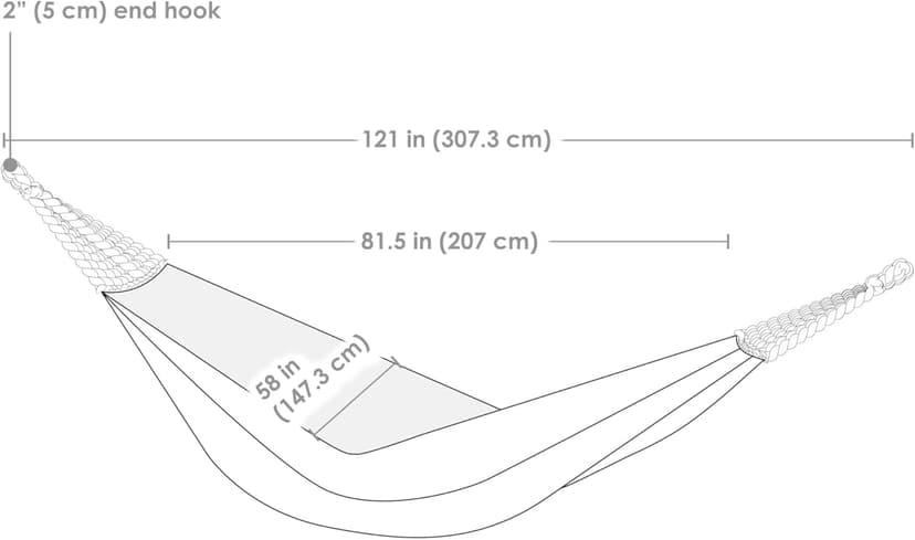 Sunnydaze Jacquard Double Hammock - Large 2-Person Hammock for Outdoors - Retro Waves