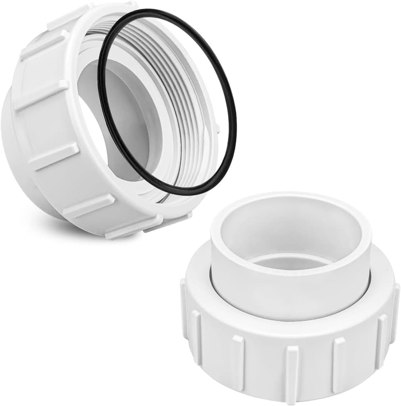 2" Half Union Adapter Replaces Pentair PKG188 Half Union Adapter, Fits Pentair Sta-Rite Heater and Salt Water Chlorinator Cell, Pool & Spa Replacement Parts, 2 Pack