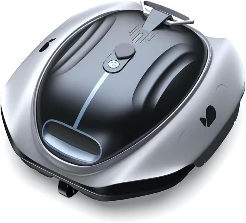 Bubot 300P Robotic Pool Cleaner, Cordless Pool Vacuum with Industry Leading Suction Power, Bluehole Tech, DirtLock Tech, Smart Sensor, Self-Parking for Above-Ground Flat Pools up to 850 Sq.Ft, Silver