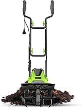 STEELITE 14-Inch Corded Electric Tiller, 10 Amp Powerful Garden Cultivator for Soil Preparation and Landscaping – Lightweight, Durable, and Easy to Use