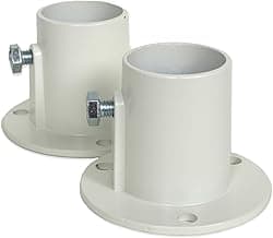 Blue Wave NE1228PR Aluminum Deck Flanges for Above Ground Pool Ladder - Pair