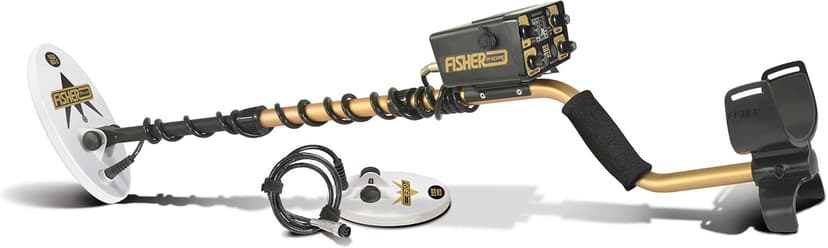Fisher Gold Bug 2 Metal Detector with Coil Combo – Includes 6" and 10" Elliptical Search Coils for Maximum Gold Nugget Detection