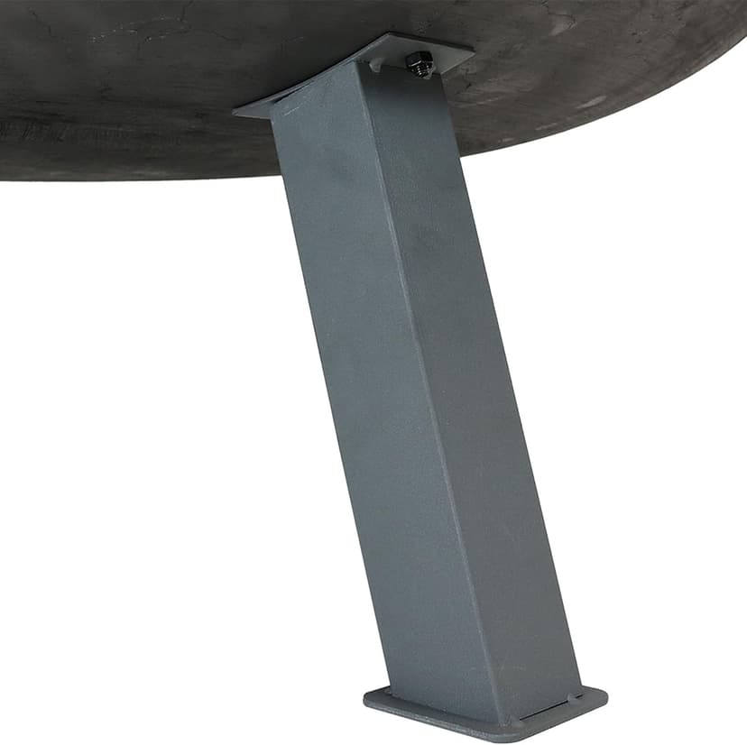 Sunnydaze 40-Inch Cast Iron Fire Pit Bowl with Cooking Ledge - Wood Burning