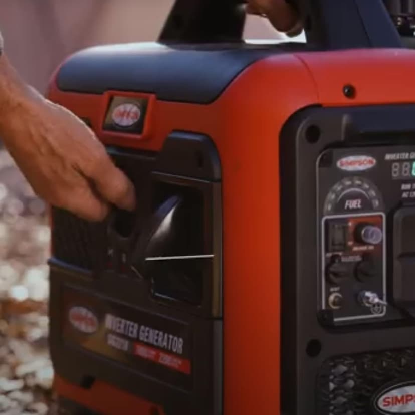 SIMPSON Cleaning SIG2218 Portable Gas Inverter Generator Power Station for Camping, RV, Home Use, Construction, and More, 2200 Starting Watts 1800 Running Watts