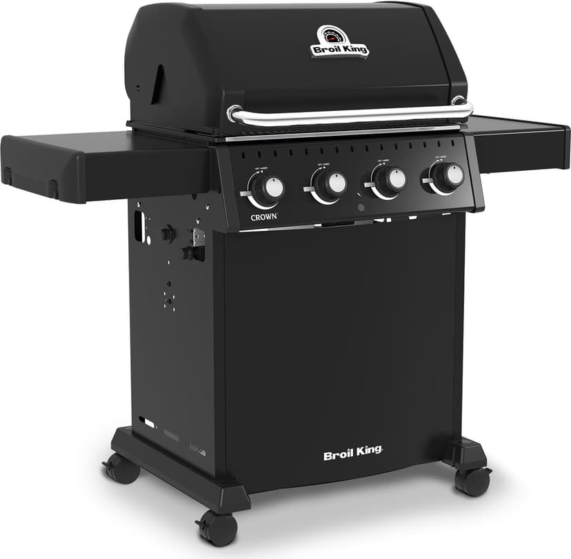 Broil King 865054 Crown 410, Liquid Propane (LP), Black