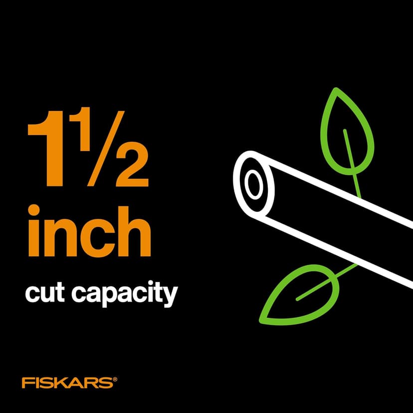 Fiskars Loppers for Tree Trimming, Heavy Duty, with Extendable Handle (24.5"-37" Range), Sharp Bypass Steel Blade Tree Branch Cutter up to 1.5-Inch Diameter Cut Capacity
