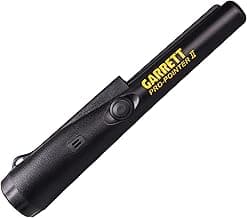 Garrett Pro-Pointer II Metal Detector Pinpointer – 360° Detection, LED Flashlight, Waterproof Tip, Fast Retune, Lost Alarm, Includes Holster & Battery