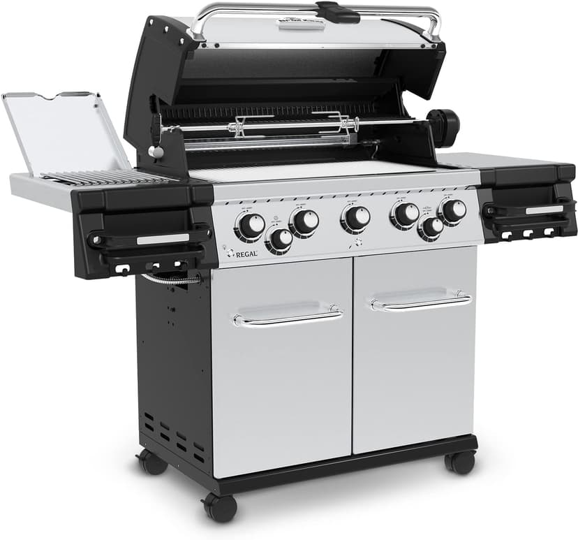Broil King 958944 Regal S 590 Pro IR Propane Gas Grill, 5-Burner, Stainless Steel