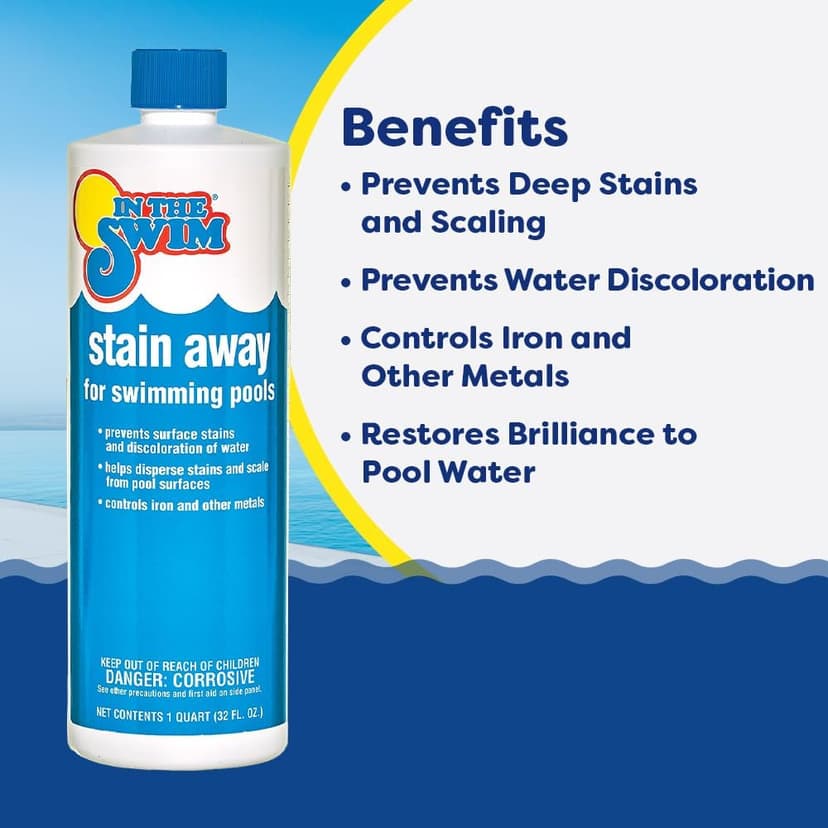 In The Swim Opening Kit and Chlorine Bundle - Pre-Measured Opening Kit for Easy Use - 25 Pound Bucket of 3-Inch Stabilized Chlorine Tablets - Inground and Above Ground Pools Up to 15,000 Gallons