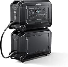 Expandable 10.08kWh Solar Generator Kit, Portable Power Station 4000W w/Smart Extra Expansion Battery 5040Wh LifePo4 Home Battery Backup Power Supply for Blackout, Outdoor Camping, RV, Emergency