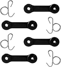 Bagger Latches for Crafts Mower - Rubber Latch Straps for Crafts hu sqvarna Poulan Pro Bagger, 532160793 Latch Hooks for Bagger Chute on Crafts HU Poulan Pro Riding Lawn Mower Tractor