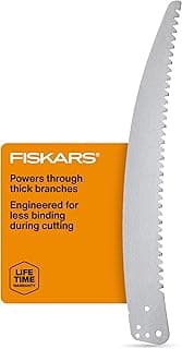 Fiskars Pole Saw Blade Replacement for Fiskars Pruning Saws and Tree Pruners, 15" Blade with Woodzig Chainsaw-Style Tooth Design