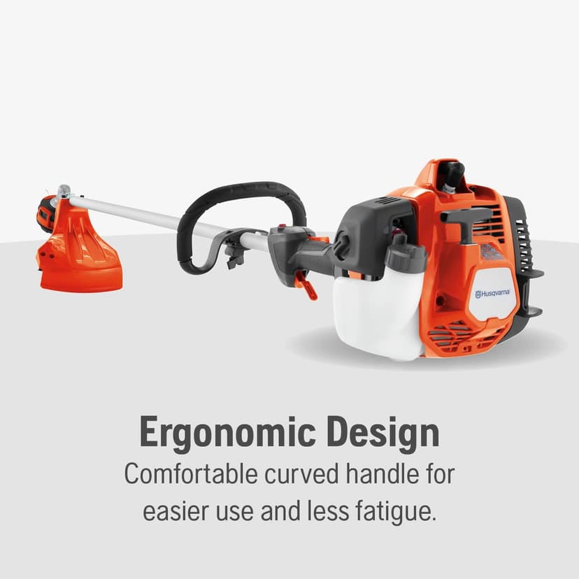 Husqvarna 130L Gas String Trimmer, 28-cc 2-Cycle, 18-Inch Straight Shaft Gas Weed Wacker with Rapid Replace Trimmer Head for Seamless String Reloading, 970514405
