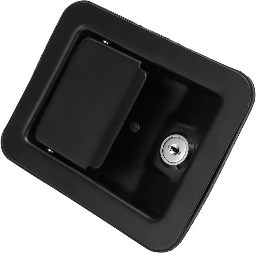 Generator Panel Lock - Stainless Steel 4-Corner Mounting Silent Unit Lock with Keys - Lock Accessories for Secure Generator Enclosures-size1