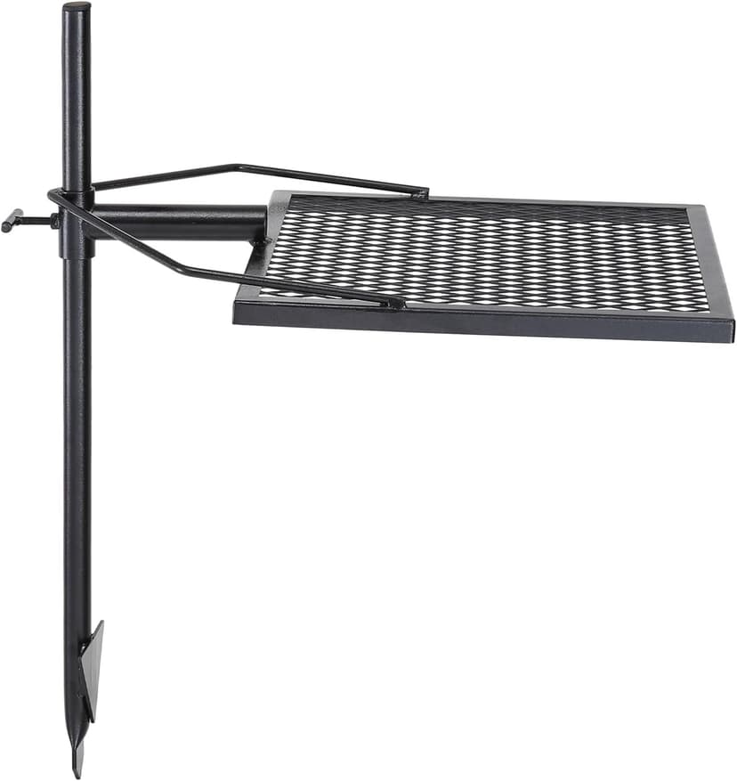 VEVOR Swivel Campfire Grill, Fire Pit Grill Grate over Fire Pits, Heavy Duty Steel Grill Grates, 360° Adjustable Open Fire Outdoor Cooking Equipment, Portable Camp Fire Racks for Camping Outdoor BBQ