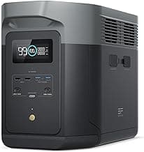EF ECOFLOW Portable Power Station DELTA 2 Max, 2400W LFP Solar Generator, Full Charge in 1 Hr, 2048Wh Solar Powered Generator for Home Backup(Solar Panel Optional)