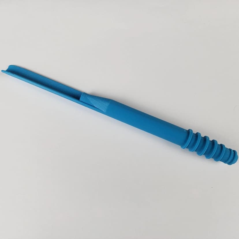 IMPERFECT DIBBY XL Garden Tool - Dibber, Dibbler, Seed Sowing Tool, Transplant Seedlings, Graduated Depth Markings (Patent Pending) Blue