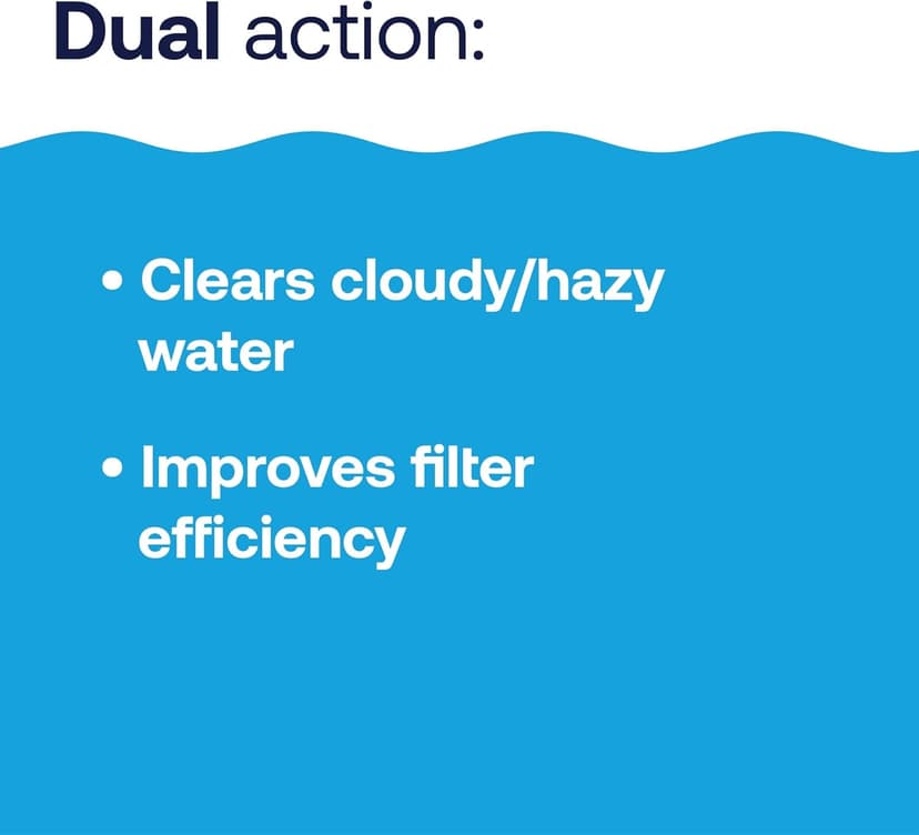 HTH 67067 Swimming Pool Care Clarifier Advanced - Crystal Clear Water in 24 Hours
