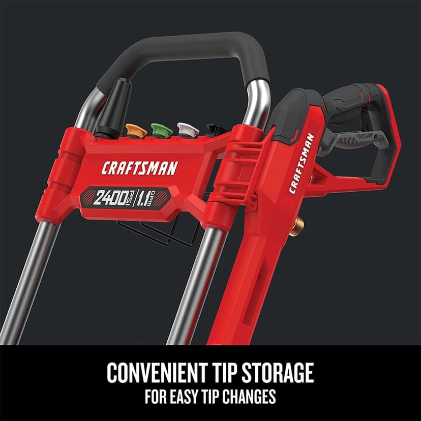 CRAFTSMAN Electric Pressure Washer, Cold Water, 2400-PSI, 1.1-GPM, Corded (CMEPW2400)