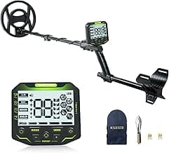 Professional Metal Detector for Adults - 5 Modes, Waterproof, Lightweight for Beach, Forest & Archaeology Exploration