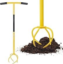 Manual Twist Tiller for Gardening, Garden Claw Hand Tiller, Steel Cultivator Tiller Lawn Aerator Soli Lossener for Gardening Bed and Plant Box