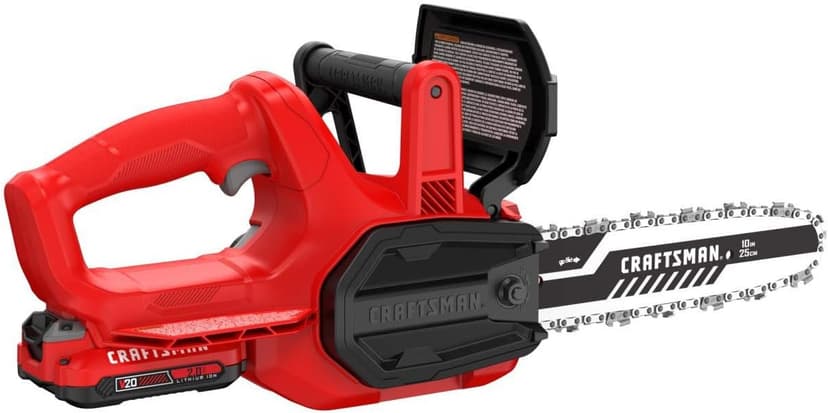 CRAFTSMAN V20 Mini Chainsaw, 10 inch, Battery and Charger Included (CMCCS610D1)
