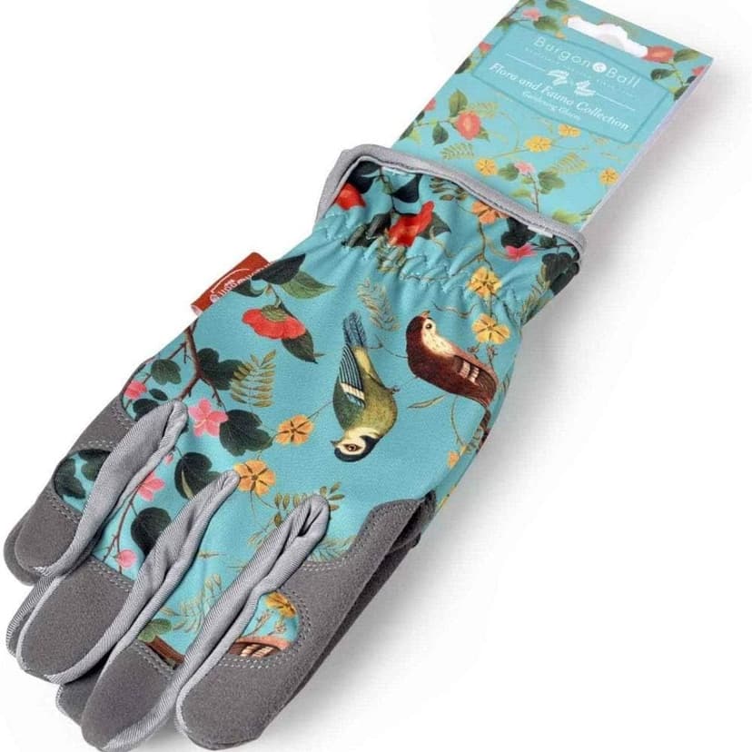 Burgon & Ball Flora & Fauna Design Flexible and Durable Ladies Premium Gardening Pruning Gloves one size fits all