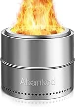 Smokeless Fire Pit - 19.5" Outdoor Fire Pit Removable Ash Pan,Smokeless Firepit for Camping, Picnic,Backyard Patio, Bonfires, and Outdoor with Carry Bag for Easy Use