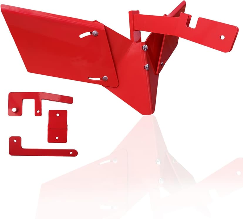 15683 Hiller-Furrower Kit for Rear Tine Tillers, Adjustable Wings, Three Connection Options, Easy Installation, Thickened Materials, Suitable for All Land Types, 2-Year Warranty.