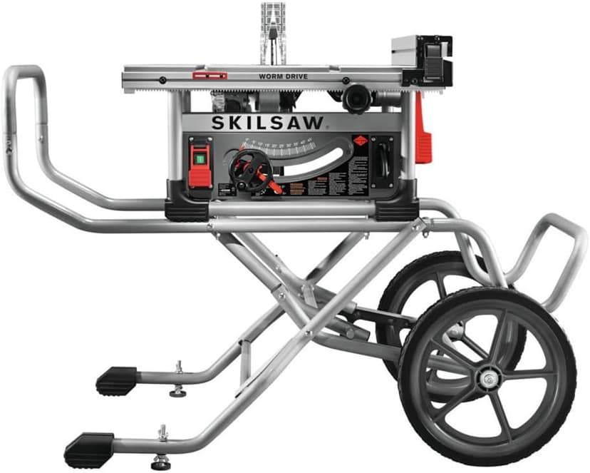 SKIL 10 Inch Heavy Duty Worm Drive Table Saw with Stand - SPT99-11