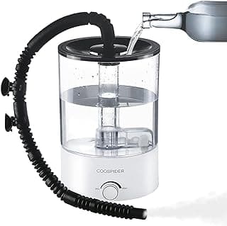 Coospider Top Fill Reptile Fogger Terrariums Humidifier Fog Machine 4.2L Large Size Perfect for Various Reptiles/Amphibians/Herps/Paludarium/Vivarium