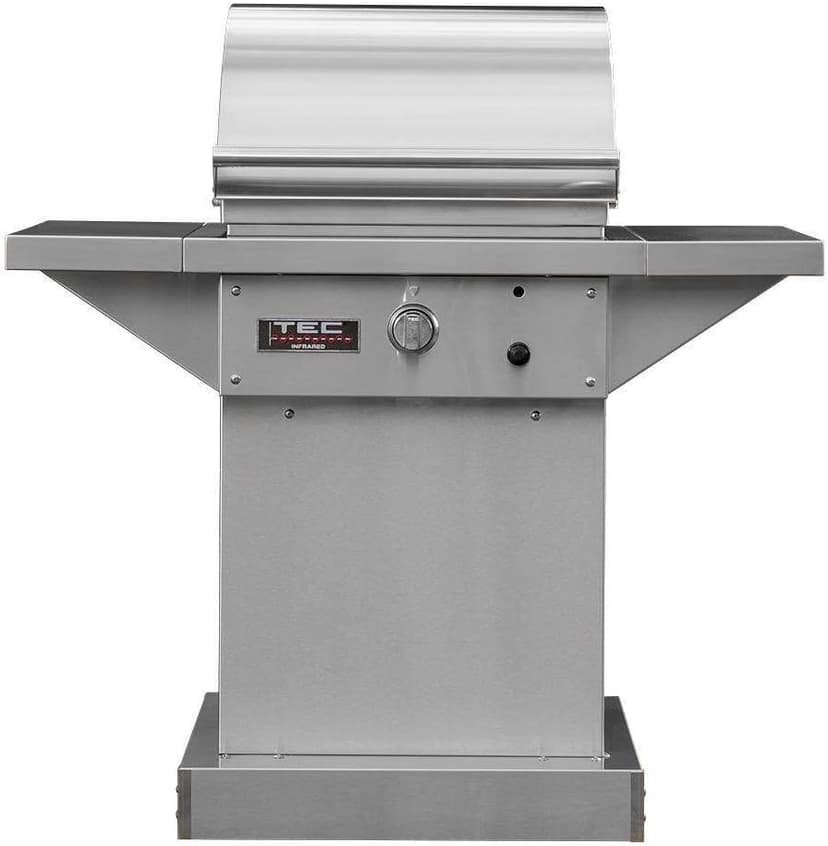 Tec Sterling Patio Fr 26-inch Freestanding Infrared Propane Gas Grill On Stainless Pedestal - Stpfr1lpped