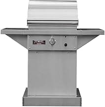 Tec Sterling Patio Fr 26-inch Freestanding Infrared Propane Gas Grill On Stainless Pedestal - Stpfr1lpped