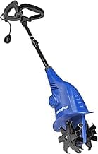 Westinghouse 6-Inch, 2.5 Amp Corded Electric Mini Tiller Cultivator for Gardening, Lightweight, 4 Steel Blades