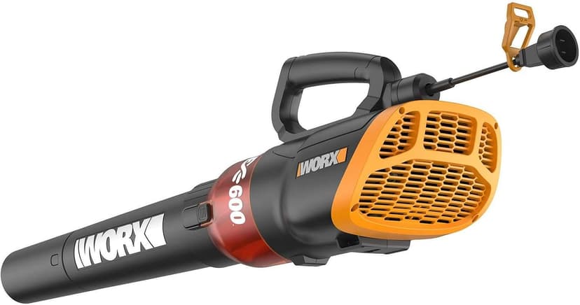 WORX WG520 12 Amp Turbine 600 Electric Leaf Blower