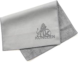 KONLLEN Billiards Billiard cue Towel - 100% Cotton Black 8-Ball Pool Cue Clean Towel Maintenance Accessories Cleaning Set Shaft Wax + Cleaning Powder + Towel + Sponge