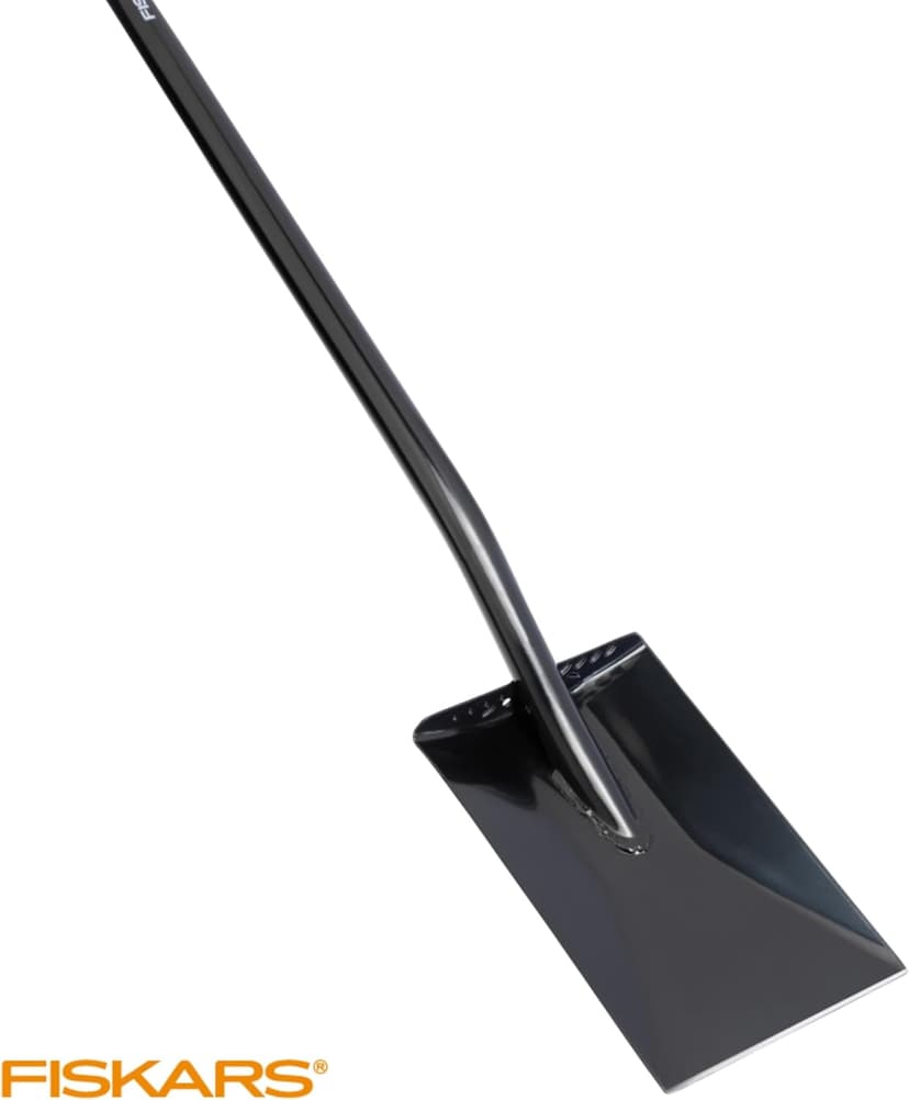 Fiskars 46" Spade Garden Shovel, Steel Flat Spade with Ergonomic D-Handle, Sharp Blade Square Shovel for Lawn Edging, Digging, Heavy Duty Yard Tool, Easy Cuts in Grass and Turf