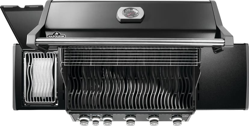 Napoleon Rogue PRO 625 Natural Gas Grill with Infrared Side Burner, Black - 6 Burners