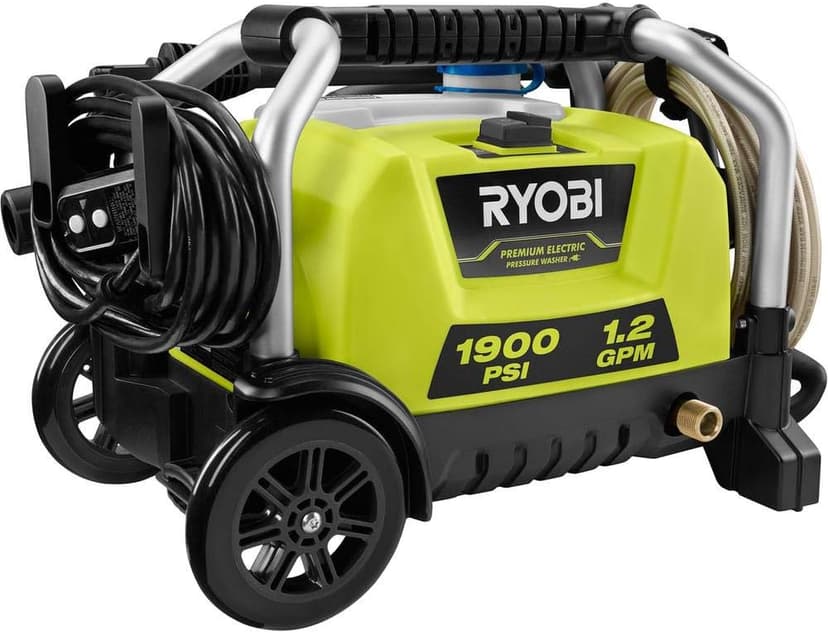 RYOBI RY1419MTVNM 1900 PSI 1.2 GPM Cold Water Wheeled Electric Pressure Washer