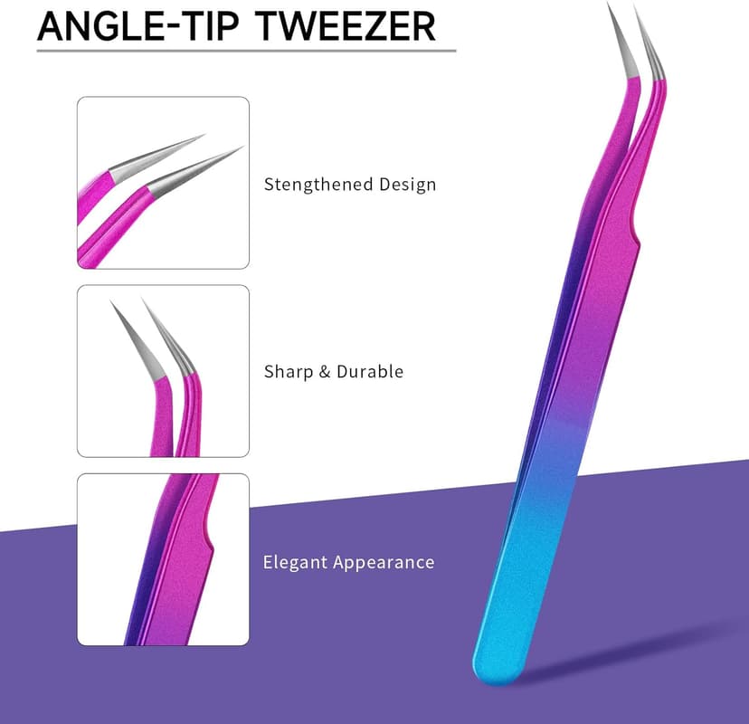 Weeding Tools for Vinyl, Vinyl Weeding Tools for Permanent Vinyl/HTV Vinyl/Holographic Vinyl, Craft Vinyl Weeding Tools Kit with Hook and Pick with Tweezers