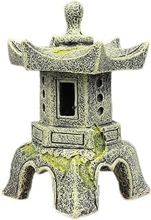 Zen Garden Decor Pagoda Lantern Statue for Outdoor Patio Plant Pots Bonsai Decor, Japanese Yard Sculpture Decor