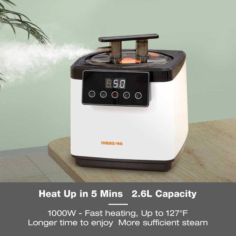 71in High Full Size Steam Sauna 600D Canvas, Sauna Box, Portable Steam Sauna, Personal Steam Sauna with Touchscreen 1000W & 2.6 L Steam Generator