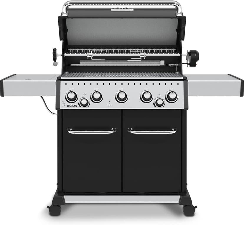 Broil King 876247 Baron 590 Pro, Natural Gas (NG), Stainless Steel, Black
