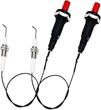 MENSI 11.8” Universal LP Propane Natural Push Button Piezo Igniter Kit for Gas Grill,Range,Heater,Stove Spaker Generator Ignition Set 2PCS/Lot