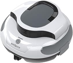 AquaGuard SE Automatic Cordless Robotic Pool Cleaner with 30w Dual-Drive Motors, Self-Parking, Ideal for Above-Ground Pools Up to 40 Feet, 120 Minute Runtime Pool Cleaning Robot Automatic Vacuum