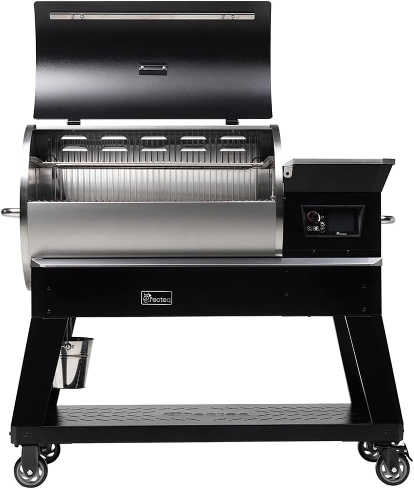 recteq Pellet Smoker Grill Deck Boss 800, Electric Pellet Smoker, Outdoor Grills & Smokers, Wi-Fi-Enabled BBQ Grill, 800 Sq Inches Cook Space