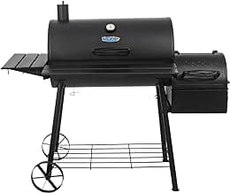 Char-Griller King-Griller E3018 Smokin' Ace BBQ Charcoal Grill and Smoker, Black