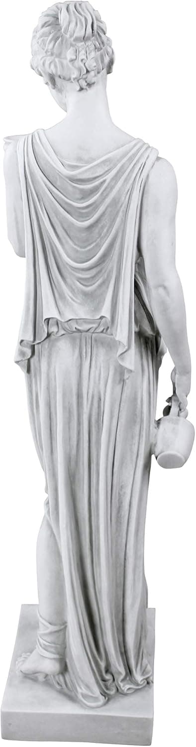 Design Toscano KY71304 Hebe of Youth Garden Statue, Large, Antique Stone