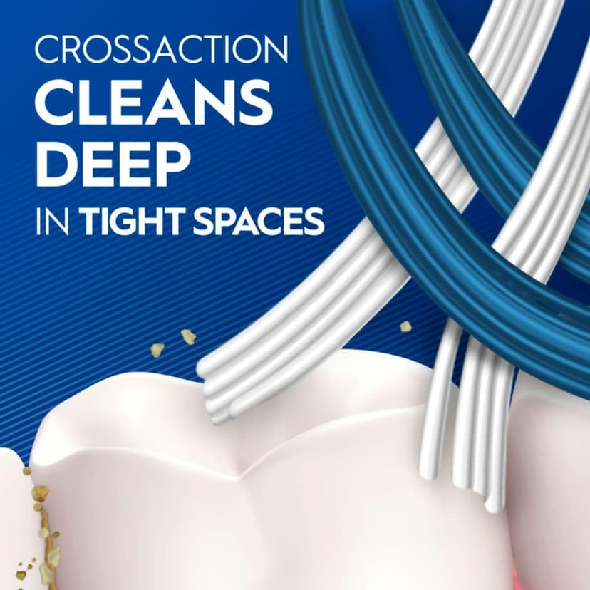 Oral-B Pro Health CrossAction All in One Soft Toothbrushes, Deep Plaque Fighter, Rounded Bristles Gentle on Teeth, Tongue and Cheek Cleaner, Gum Stimulators, 6 Count, Tooth Brush Pack