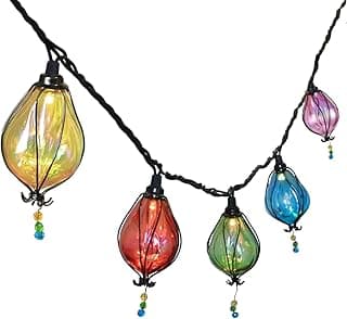 Multicolor Outdoor String Lights with 10 Bulbs Connectable Waterproof, Indoor Outdoor Patio Light for Party Wedding Bedroom Cottagecore Decor